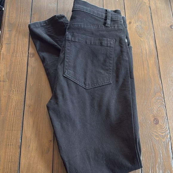 Free People Hi-Rise Sz 28 Black Jeans - Picture 3 of 5